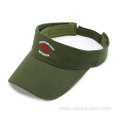 Cotton embroidered sun visor